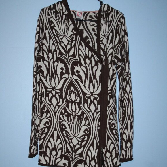 Avalanche Side Zip Front Cardigan Hooded Large - Picture 1 of 13